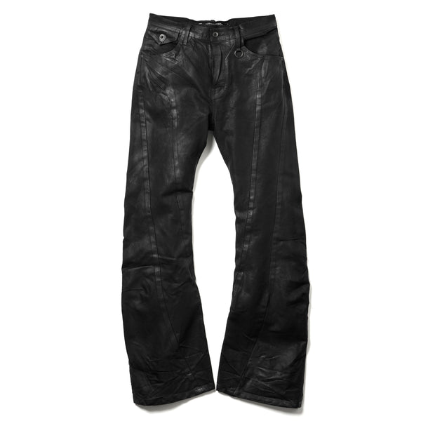 JULIUS 957PAM12 Black / Bending Flare Pants