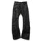 JULIUS 957PAM12 Black / Bending Flare Pants