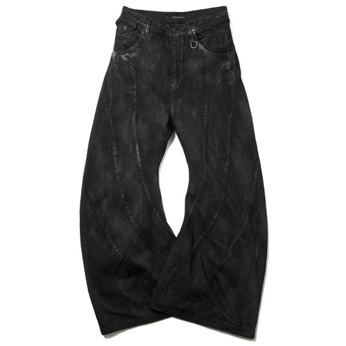 JULIUS 957PAM11 Black / Bending Tuba Pants