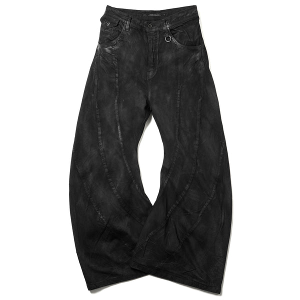 JULIUS 957PAM11 Black / Bending Tuba Pants