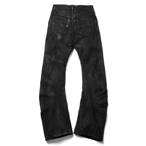JULIUS 957PAM12 Black / Bending Flare Pants