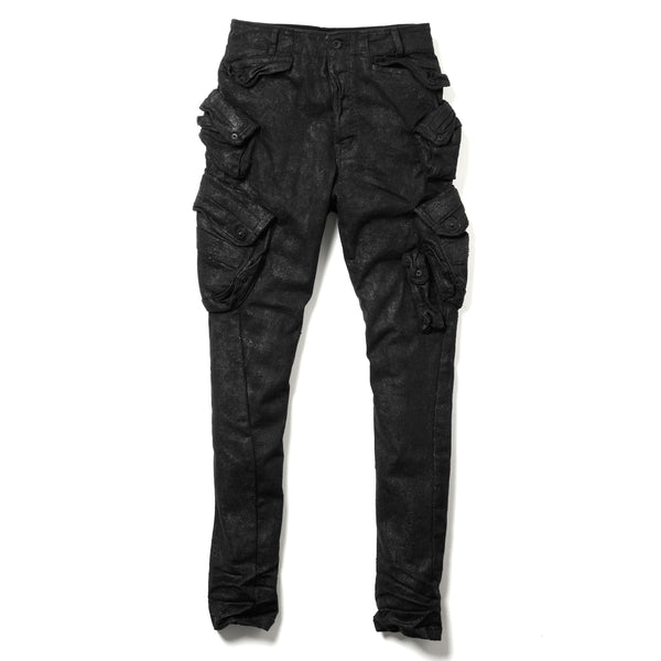 JULIUS 957PAM14 Black / Gas Mask Nallow Pants