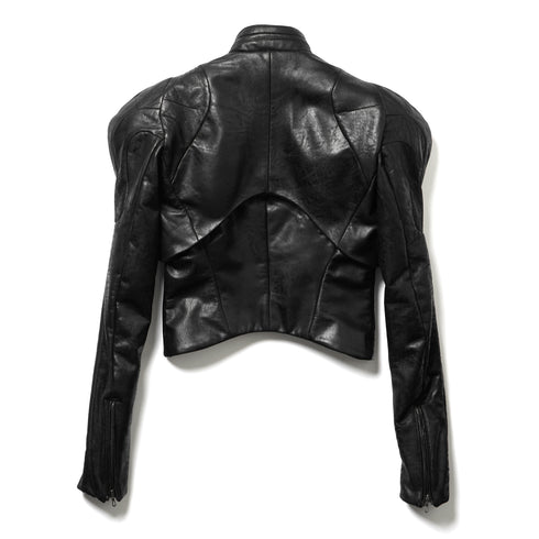 JULIUS 957JAM3 Black / Droid Short Jacket