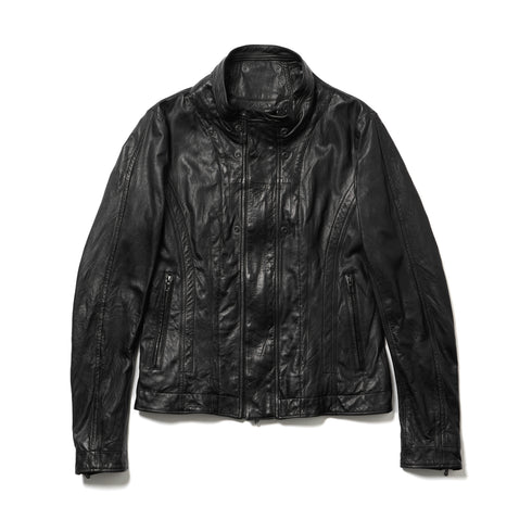 JULIUS 957BLM10 Black / Urban Seamed Jacket