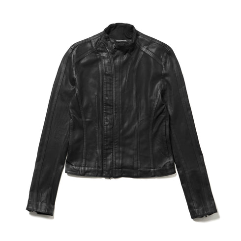 JULIUS 957BLM5 Black / Seamed Skinny Jacket