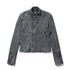 JULIUS 957BLM5-GR Steel / Seamed Skinny Jacket