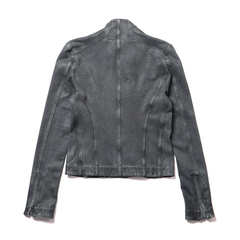JULIUS 957BLM5-GR Steel / Seamed Skinny Jacket