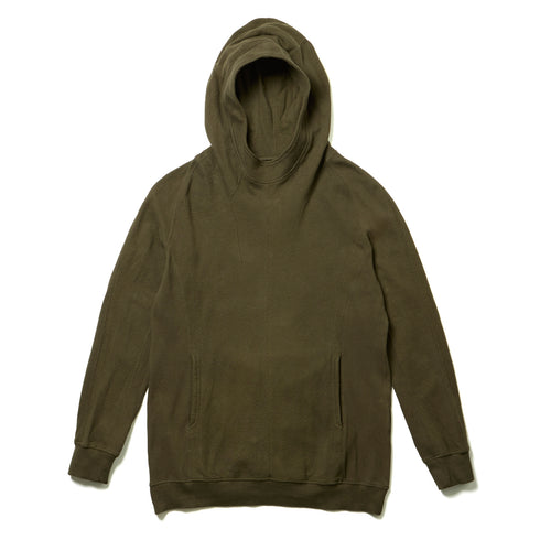 JULIUS 957CUM2 Army Green / Seamed Hoodie