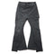 JULIUS 957PAM10-GR Steel / Indirect Flare Pants