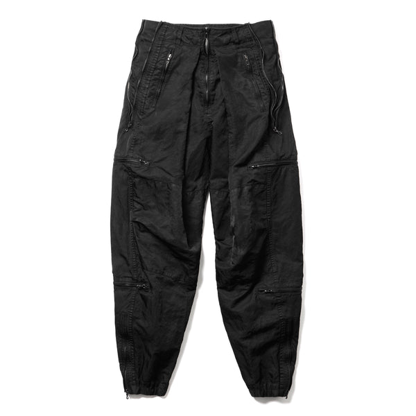 JULIUS 957PAM15 Black / Flight Zip Pants