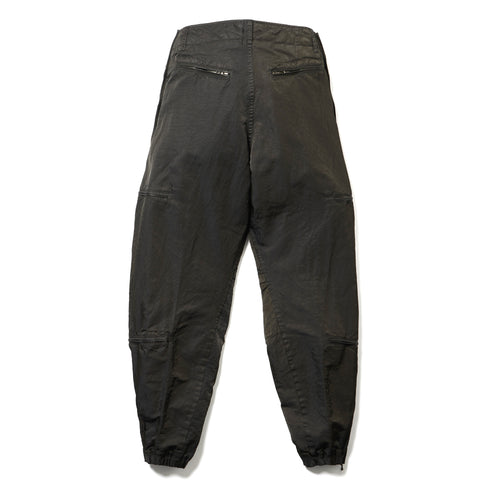 JULIUS 957PAM15 Dark Khaki / Flight Zip Pants