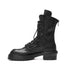 JULIUS 957FWM2 Black / Side Zip Race Up Boots