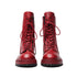 JULIUS 957FWM2 Red / Side Zip Race Up Boots