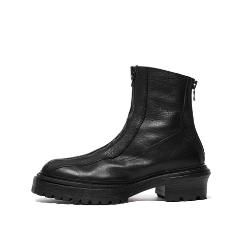 JULIUS 957FWM1 Black / Front Zip Boots