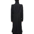 JULIUS 957COM1 Black / Coverd Neck Coat