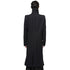 JULIUS 957COM1 Black / Coverd Neck Coat