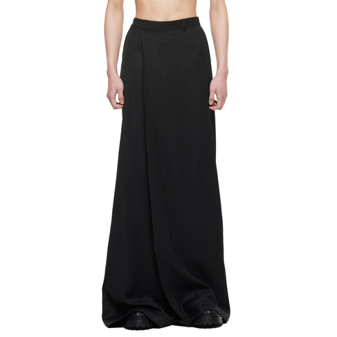JULIUS 957PAM1 Black / Over Wrapping Trousers