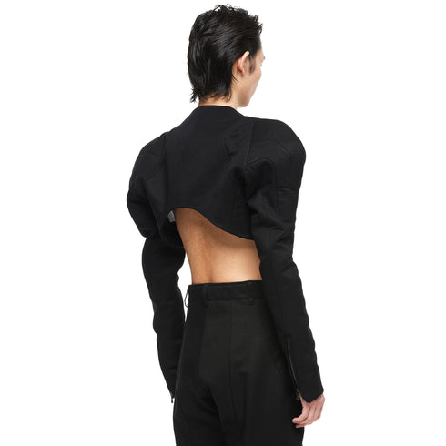 JULIUS 957JAM2 Black / Droid Short Jacket
