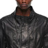 JULIUS 957BLM10 Black / Urban Seamed Jacket