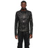 JULIUS 957BLM10 Black / Urban Seamed Jacket