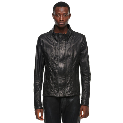 JULIUS 957BLM10 Black / Urban Seamed Jacket