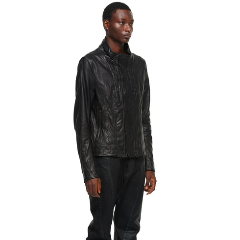 JULIUS 957BLM10 Black / Urban Seamed Jacket