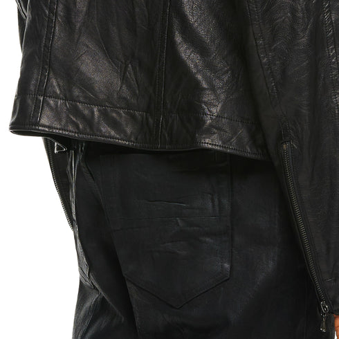 JULIUS 957BLM10 Black / Urban Seamed Jacket