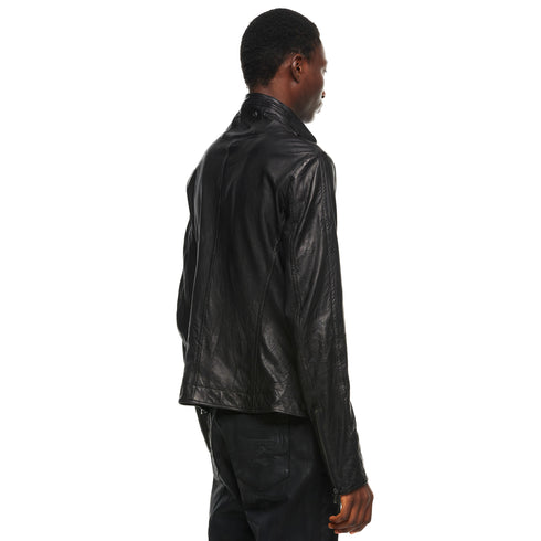 JULIUS 957BLM10 Black / Urban Seamed Jacket