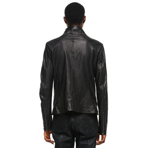 JULIUS 957BLM10 Black / Urban Seamed Jacket