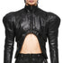 JULIUS 957JAM3 Black / Droid Short Jacket