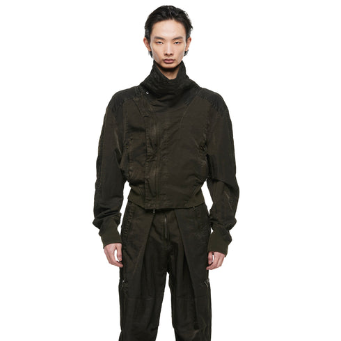 JULIUS 957BLM8 Dark Khaki / Volcano Bomber Jacket