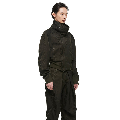 JULIUS 957BLM8 Dark Khaki / Volcano Bomber Jacket