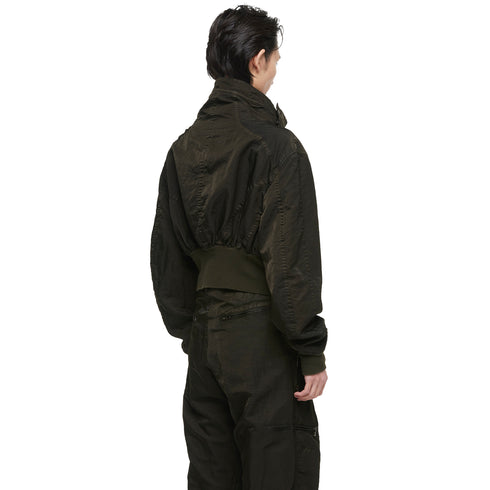 JULIUS 957BLM8 Dark Khaki / Volcano Bomber Jacket