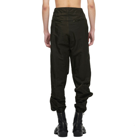 JULIUS 957PAM15 Dark Khaki / Flight Zip Pants
