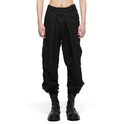 JULIUS 957PAM15 Black / Flight Zip Pants