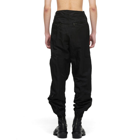 JULIUS 957PAM15 Black / Flight Zip Pants