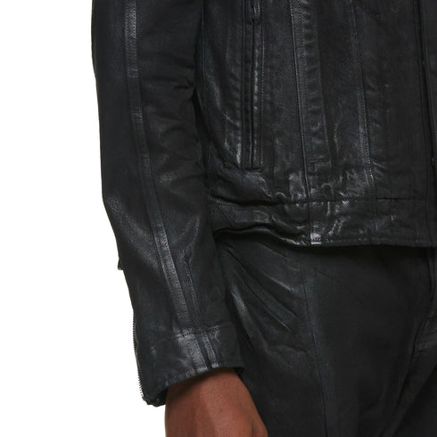 JULIUS 957BLM6 Black / Urban Seamed Jacket