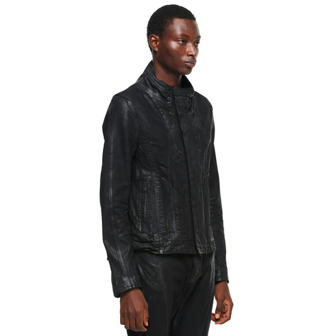 JULIUS 957BLM6 Black / Urban Seamed Jacket