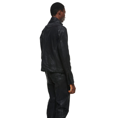 JULIUS 957BLM6 Black / Urban Seamed Jacket
