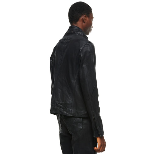 JULIUS 957BLM6 Black / Urban Seamed Jacket