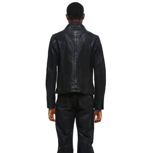 JULIUS 957BLM6 Black / Urban Seamed Jacket