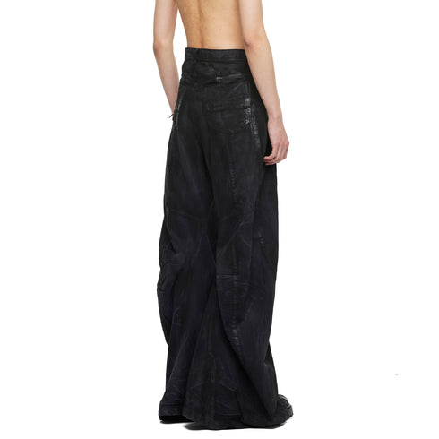 077PAM6 Charcoal / Bending Flare Pants