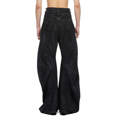 077PAM6 Charcoal / Bending Flare Pants