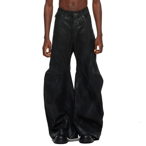 JULIUS 957PAM11 Black / Bending Tuba Pants