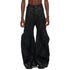 JULIUS 957PAM11 Black / Bending Tuba Pants