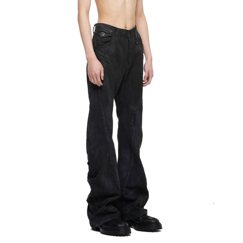 077PAM5 Charcoal / Bending Tuba Pants