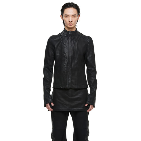 JULIUS 957BLM5 Black / Seamed Skinny Jacket