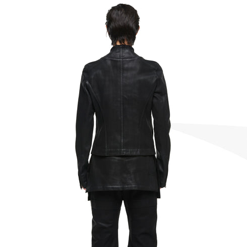 JULIUS 957BLM5 Black / Seamed Skinny Jacket