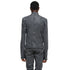JULIUS 957BLM5-GR Steel / Seamed Skinny Jacket