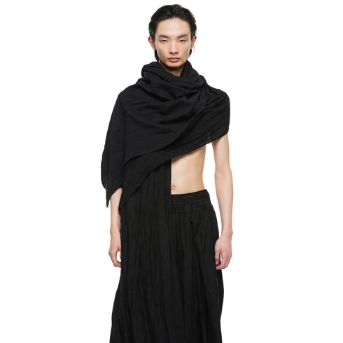 JULIUS 957STU1 Black / Jaquard Stole